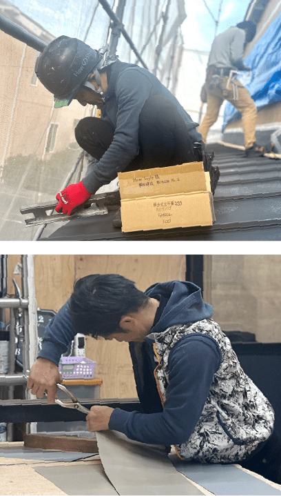 建築板金工事の仕事について